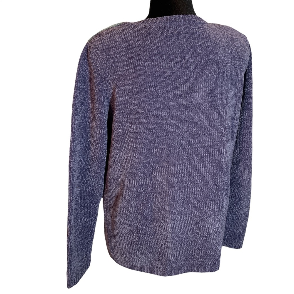 VINTAGE ALFRED DUNNER GEOMETRICAL SWEATER PETITE MEDIUM - Picture 3 of 6